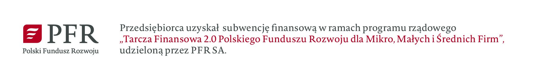 Tarcza Finansowa 2.0 PFR